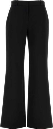 The Row Lind Pant - Dames - Wijde Broeken - Zwart - XS - Wol - Broeken