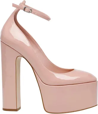 Steve Madden Schoenen, Dames, Roze, 40 EU, Leer, Skyrise Platform Pump