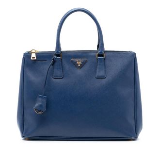 Prada Pre-owned Prada Large Saffiano Lux Galleria Double Zip Tote Ladies FV8EDJECHI8DTGWW