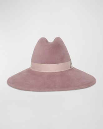 Gigi Burris Millinery Requiem Felt Fedora With Band