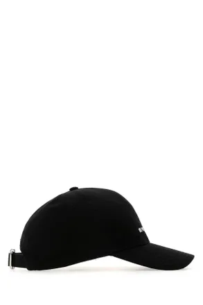 Givenchy Mens Black Cotton Baseball Cap 001 90 % 10 Acrylic Cappelli Hat