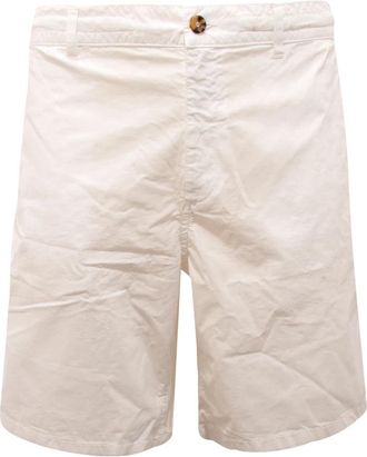 MC2 Saint Barth Ischia Cotton Bermuda Shorts - Heren - Korte Broeken - Wit - 2XL - Katoen - Korte Broeken