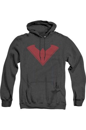 Gildan Batman Nightwing Uniform 52 Adult Heather Hoodie / Hooded Sweatshirt