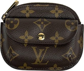 Louis Vuitton Brown Monogram Coin Purse/Coin Case (Pre-Owned)