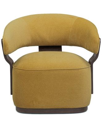 TOV Furniture Tov Furniture Madison Performance Vegan Mohair Swivel Accent Chair