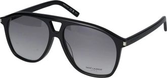 Saint Laurent Dune Zonnebrillen - Dames - Zonnebrillen - Zwart - 58 MM - Nylon - Accessoires
