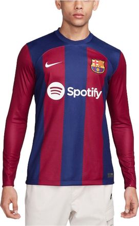 Nike Dri-FIT F.C. Barcelona 2023/24 Stadium Home Soccer T-shirt Royal Blue Red White DX2636-456