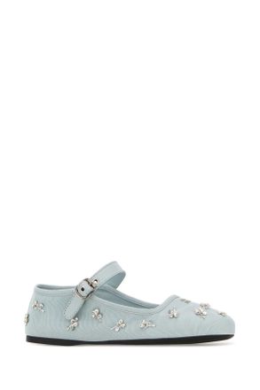 Miu Miu 5f617ef0053zmu F0035 Linfa Ballerine Flat Shoes