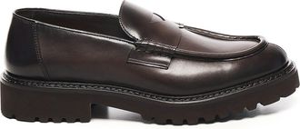 Doucal's Penny Leather Loafer
