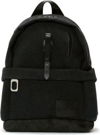 J.W.Anderson Puller backpack - unisex - Cotton/Polyester/Polyester/Nylon/Calf Suede/Calf Leather (top grain) - One Size - Black
