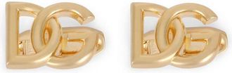 Dolce & Gabbana Dg Logo Gold-Plated Cufflinks Accessories
