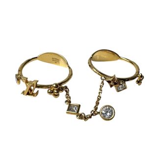 Louis Vuitton Gold Gold Plating Band Ring (Pre-Owned)
