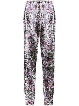 Isabel Marant Bella legging met pailletten - Zilver