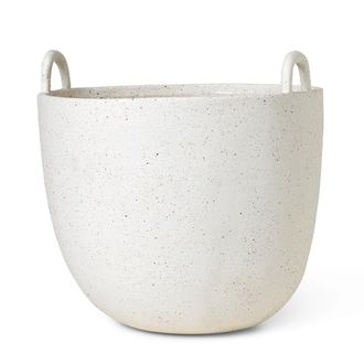 Ferm Living Speckle Pflanzentopf, &Oslash; 30 x H 30 cm, off-white