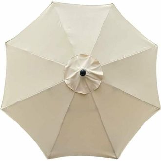 OEM Funda De Repuesto Para Sombrilla, 8 Varillas, 3 M, Impermeable, Anti-uv, Tela De Repuesto, Beige