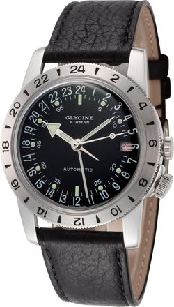 Glycine Mens Airman No. 1 GMT 36mm Automatic Watch