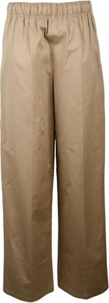 Prada Broeken, Dames, Beige, S, Katoen, Chino Broek