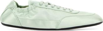Prada Aqua Lace Up Sneakers