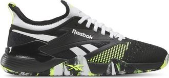 Reebok Mens Nano Court - Running Shoes Footwear White/Black/Digital Lime Size 10.0