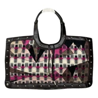 Emilio Pucci Pre-owned Tote Bag - Dames - Vintage Shopper - Veelkleurig - ONE Size - Leer - Vintage