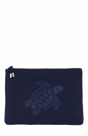 Vilebrequin Neoprene Pouch Solid in Bleu Marine at Nordstrom