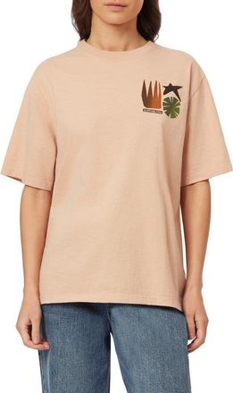 Scotch & Soda Modern Cotton Graphic T-Shirt in Rose Dust at Nordstrom, Size X-Small