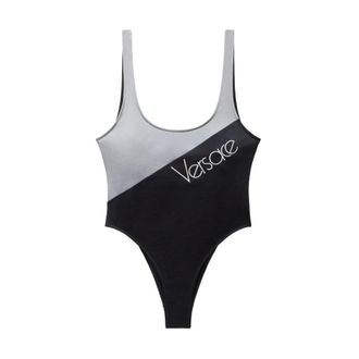 Versace Ba&ntilde;ador de una pieza - Swimwear - Mujer - Negro - L