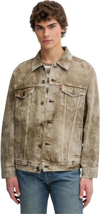 Levi's Heren, Jassen, Beige, Maat: XL Denim