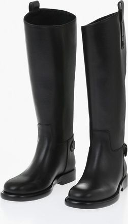 Burberry Stivali in Pelle CAVALIER A tinta Unita Burberry