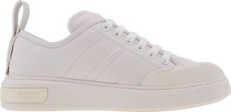 Bally Medyn Stripe Detailing Leather Sneakers, Brand Size 35 ( US Size 4.5 )