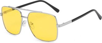 Generic Polarized Night Vision Sunglasses for Men - Intelligent Light-Sensitive Driving Eyewear with Elastic Frame for Enhanced Visibility While Driving or Hi