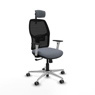 Piqueras y Crespo Silla De Oficina Piqueras Y Crespo Alfera Blanco Terciopelo