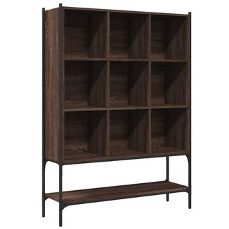 Berkfield Home Bookcase Brown Oak 102x30x141.5 cm Engineered Wood
