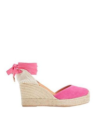 8 by YOOX SUEDE ESSENTIAL WEDGE ESPADRILLES