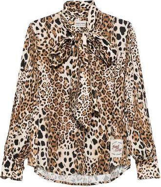 Front Street 8 Bow-Tie Printed Blouse