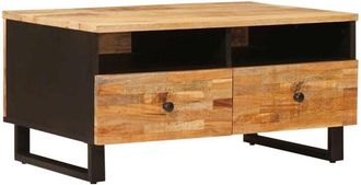 vidaXL Mesa De Caf&eacute; Marr&oacute;n 80 X 54 X 40 Cm Madera De Mango Maciza Vidaxl