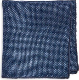 Clifton Wilson Navy Wool Pocket Square at Nordstrom