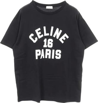 Celine 2010s logo-print short-sleeve T-shirt - Black