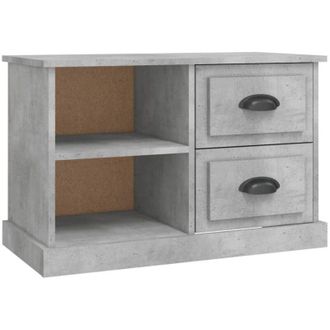 vidaXL Vidaxl - Mueble De Tv Madera Contrachapada Gris Hormig&oacute;n 73x35,5x47,5 Cm