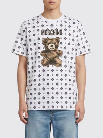 Moschino T-shirt in cotone a pois teddy Moschino Couture