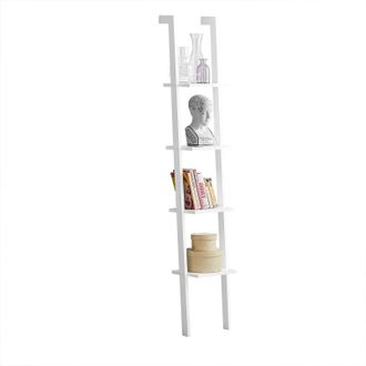 SoBuy Estanter&iacute;a Librer&iacute;a, Estanter&iacute;a De Dise&ntilde;o, Estanter&iacute;a De Pared, 4 Estantes Frg15-w Sobuy Es