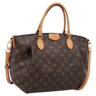 Louis Vuitton Turenne Monogram Canvas Brown Canvas Handbag (Pre-Owned)