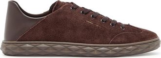 Jimmy Choo London Diamond Flex Suede Sneakers - Brown - 45 (IT45 / UK11)