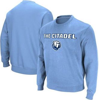 Colosseum Mens Colosseum Light Blue Citadel Bulldogs Arch & Logo Pullover Sweatshirt at Nordstrom, Size Small