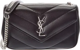 Saint Laurent Loulou Mini Leather Crossbody
