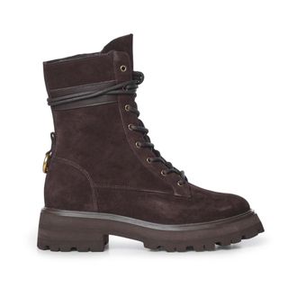 Michael Kors Bot&iacute;n Caleb con suela track - Shoes - Mujer - Marr&oacute;n - 38 1/2 EU