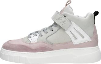 Red-Rag High-Top Sneaker - Dames - Sneakers - Veelkleurig - 38 EU - Leer - Schoenen