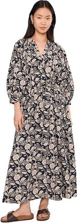 Faherty Coastal Poplin Kaia Dress Womens Dress Avignon Floral Print : XS, Cotton