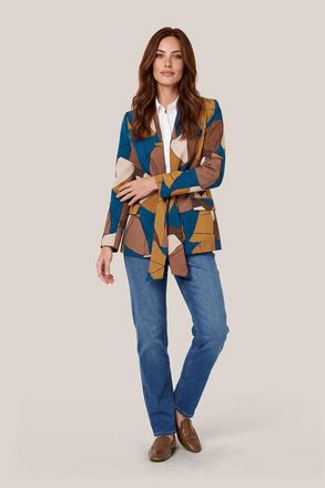 Mart Visser Hannah Print Blazer Petrol / Multi