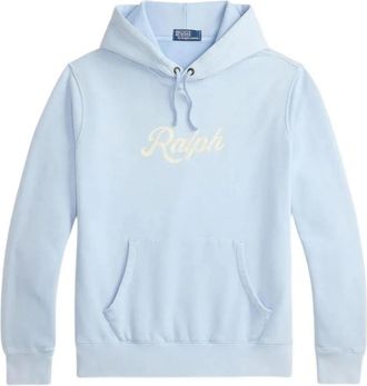 Polo Ralph Lauren Ralph Logo Hoodie - Heren - Hoodies - Blauw - S - Katoen - Hoodies & sweatvesten